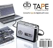 DB Tech Audio USB Portable Cassette Tape-to-MP3 Player Adapter with USB Cable and Software Cd Also Features Auto Reverse - FOR PC