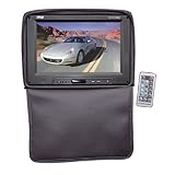 Pyle PL1101HRBK Adjustable Headrests w/ Built-In 11'' TFT/LCD Monitor W/IR Transmitter & Cover (Black)