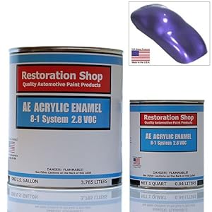 Plum Crazy Metallic ACRYLIC ENAMEL Car Auto Paint Kit Plum Crazy Metallic ACRYLIC ENAMEL Car Auto Paint Kit