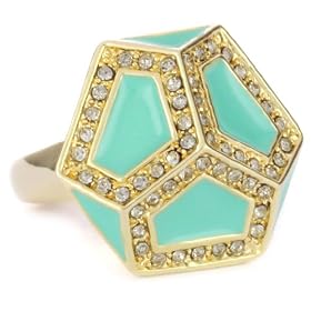 mens silver initial rings Rachel Leigh Kruger Aqua Rock Adjus