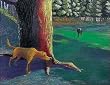 CHECKING P-MAIL - Jeff Leedy Signed Pet Artwork
