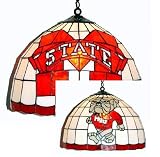 Mississippi State Bulldogs Stained Glass Ceiling Light
