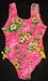 Girls 1 PC U-Back w/Bows Hot Pink Aloha
