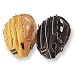 12 1/2 Black Clover Open Web Outfield Baseball Glove from Markwort - (Worn on Right Hand)