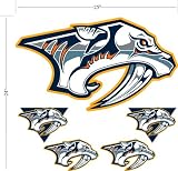 Trademarx Nashville Predators Peel And Stick Wall Logo