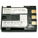 1700mAh NB-2L/NB-2LH Replacement Battery for Canon S50, S60, S70, S80, G7,  ....