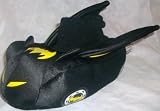 Boy Shoe Size 9-10, Raglan, Justice League, Dc Direct Batman, Soft Plush Comfy Slippers Sock Top Shoes, Great Halloween Costume