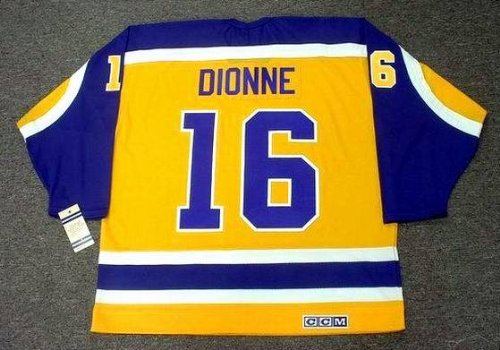 MARCEL DIONNE Los Angeles Kings 1985 CCM Vintage Throwback Home NHL Hockey Jersey