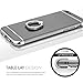 iPhone 6 Plus Case,iPhone 6s Plus Case,Myriann 3 in 1 Ultra Thin Hard Protective Luxury Case Cover for iPhone 6 Plus/iPhone 6s Plus(5.5Inch)with 360 Degree Rotating Ring Kickstand(Grey)