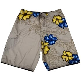 Burnside Young Men's Floral Reef Boardshort