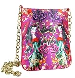 CHRISTIAN AUDIGIER Ed Hardy Tattoo Crystal Satin Purse Handbag Cross Body Bag Plum Pink Reviewed CHRISTIAN AUDIGIER Ed Hardy Tattoo Crystal Satin Purse Handbag Cross Body Bag Plum Pink Reviewed