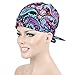 JINSHI Unisex Adjustable Surgical Hat Scrub Cap with Sweatband