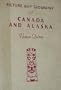 Picture map geography of Canada and Alaska