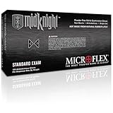 Microflex MK296L-10PK - Midknight Black Nitrile Gloves - Case Of 10 Boxes, 100 Per Box - Large - Microflex - MK296L-10PK