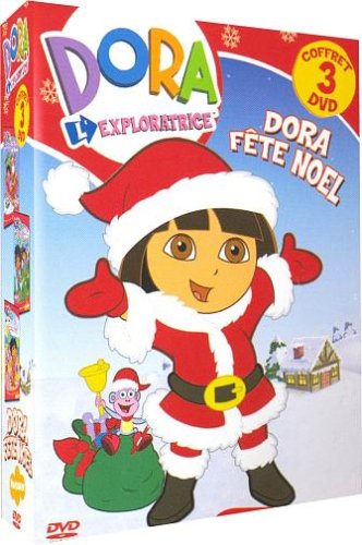 Dora l'exploratrice fête Noël : Bonjour Diego / Chassez les étoiles / Le Noël de Dora - Coffret 3 DVD