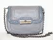 Authentic Coach Spectator Leather Crossbody Flap Chain Bag 46004 Greys
