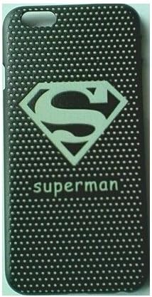Iphone 6 Plus Case (5.5-inch), HIAN @ Fashion Black Superman Hard Back Case Cover For Iphone 6 Plus (5.5-inch)