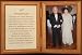 5x7 50th Anniversary Poem Double Hinged Oak Picture Photo Frame ~ A Wonderful 50th Anniversary Gift!
