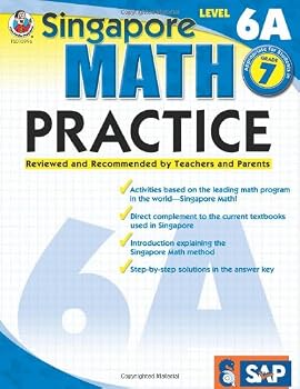 Math Practice, Grade 7: Reviewed and Recommended by Teachers and Parents (Singapore Math)