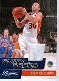 2010 Prestige Authentic Stephen Curry Game Worn Jersey Card