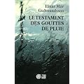 Le testament des gouttes de pluie