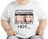Just Remember Even Barbie Slogan オーガニックベビーTシャツ 12 - 18 Months