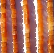 Semi Precious 12 In. Strung Stone Beads - Gold Jade Assortment
