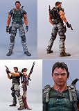 Square Enix Play Arts Resident Evil 5 Deluxe 9 Inch Action Figure Chris RedfieldIMAGE