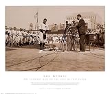 Lou Gehrig Farewell by Bettmancorbis Art Print Poster Size: 32 x 27.5 