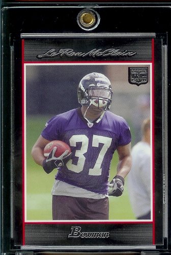 2007 Bowman # 226 Le'Ron Mcclain (RC) - Baltimore Ravens - NFL Trading Football Rookie Card