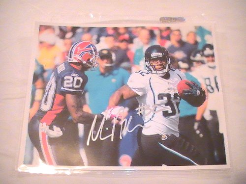 MAURICE JONES-DREW SIGNED AUTOGRAPHED 8-10 PHOTO JACKSONVILLE JAGUARS COA + HOLOGRAM