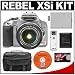 Canon EOS Digital Rebel XSi 12.2-Megapixel SLR Camera & Canon EFS 18-55mm f/3.5-5.6 IS Zoom Lens + LP-E5 Battery + Case + Cameta Bonus Accessory Kit