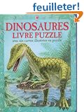 Dinosaures : Livre puzzle avec 6 cartes illustr�es en puzzle