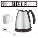 Cuisinart CJK-17BC Brushed Stainless Steel Cordless Electric Jug Kettle With Accessory Bundle