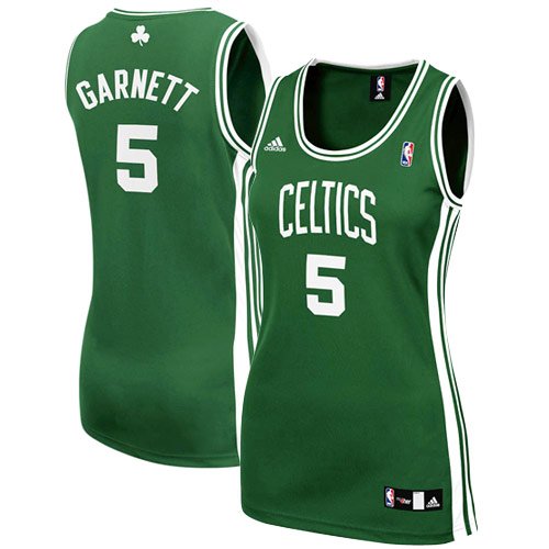 Kevin Garnett Green adidas Revolution 30 Replica Boston Celtics Women's Jersey