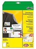 Produkt-Bild: Sigel LP898 PC-Einsteckkarten f&uuml;r Namensschilder, wei&szlig;, Spezialkarton (Ink/Laser/Copy), MP, 185 g, 54x90 mm (A4), 100 ST=10 BL