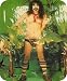 Frank Zappa Music Leopard Shorts in Jungle MOUSE PAD