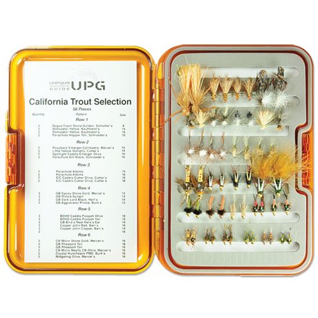 Umpqua California Trout Fly Selection with UPG Fly Box
