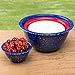 Zak Designs Confetti 4-piece Plastic Mixing Bowl Set, Kiwi, Red & Turquoise