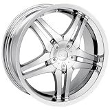 18x7.5 DIP Dagger (D62) (Chrome) Wheels Rims 5x114.3 120 (D62-8704C) by DIP
