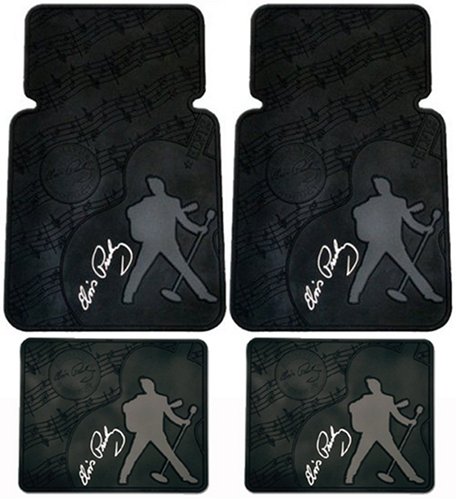 Elvis Presley Silhouette 4 Pc Car Truck Floor Mats Set