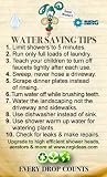 Water Conservation, Education, Green Materials - Water Saving Top 10 Tips Magnet