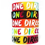 5pcs 1d Bracelet Lot POP Band Silicon Wristband