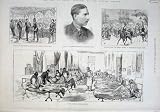 The Egyptian Hospital Cairo Antique Print 1882 War Egyp