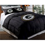 Green Bay Packers Comforter Set: Twin Comforter with Shams