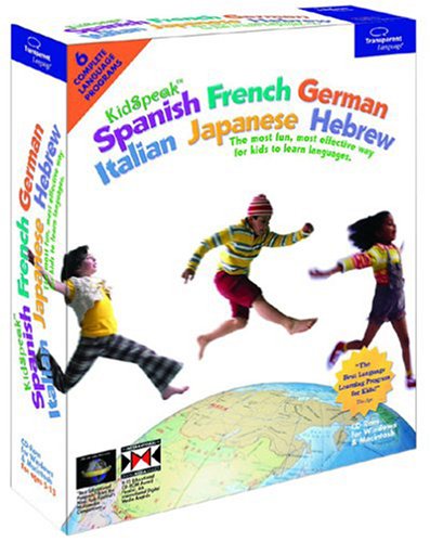KidSpeak Spanish French German Italian Japanese Hebrew (6 in 1)