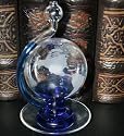 Ambient Weather BA30806 Etched Globe Storm Glass Barometer w/ Drip Cup