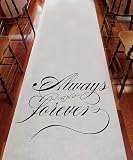 Always & Forever Wedding Aisle Runner