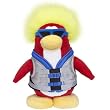 Disney Club Penguin 6.5 Inch Series 6 Plush Figure Water Sport Includes Coin with Code!