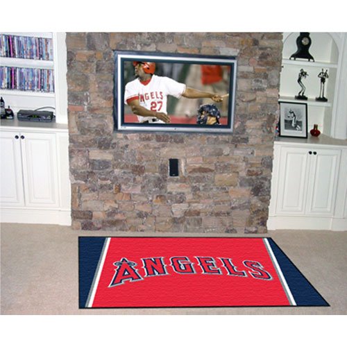 Los Angeles Angels 5 Foot x 8 Foot Rug